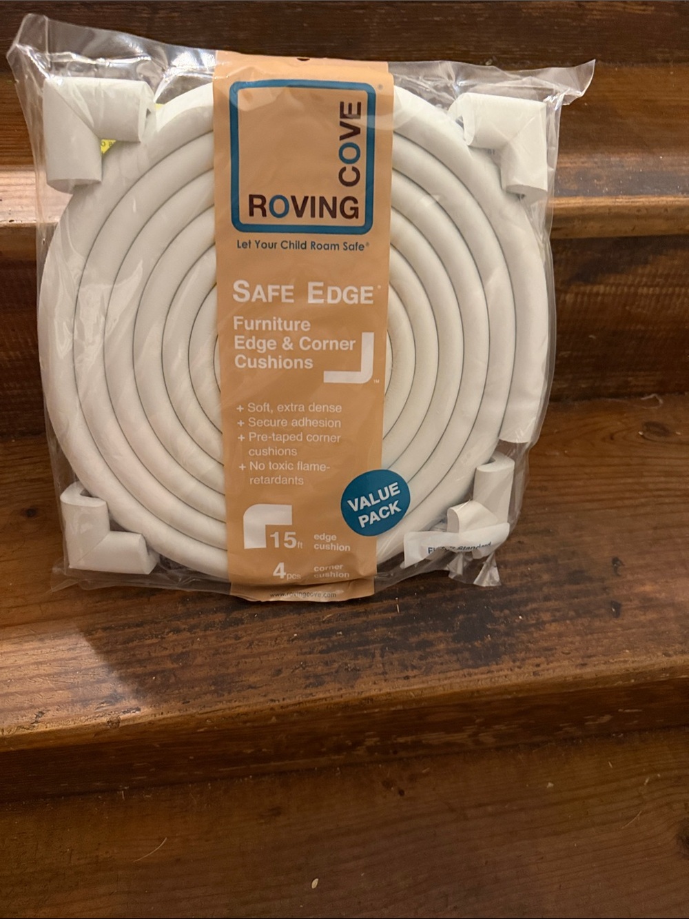 Roving Cove Safe Edge White Furniture Edge & Corner Cushions